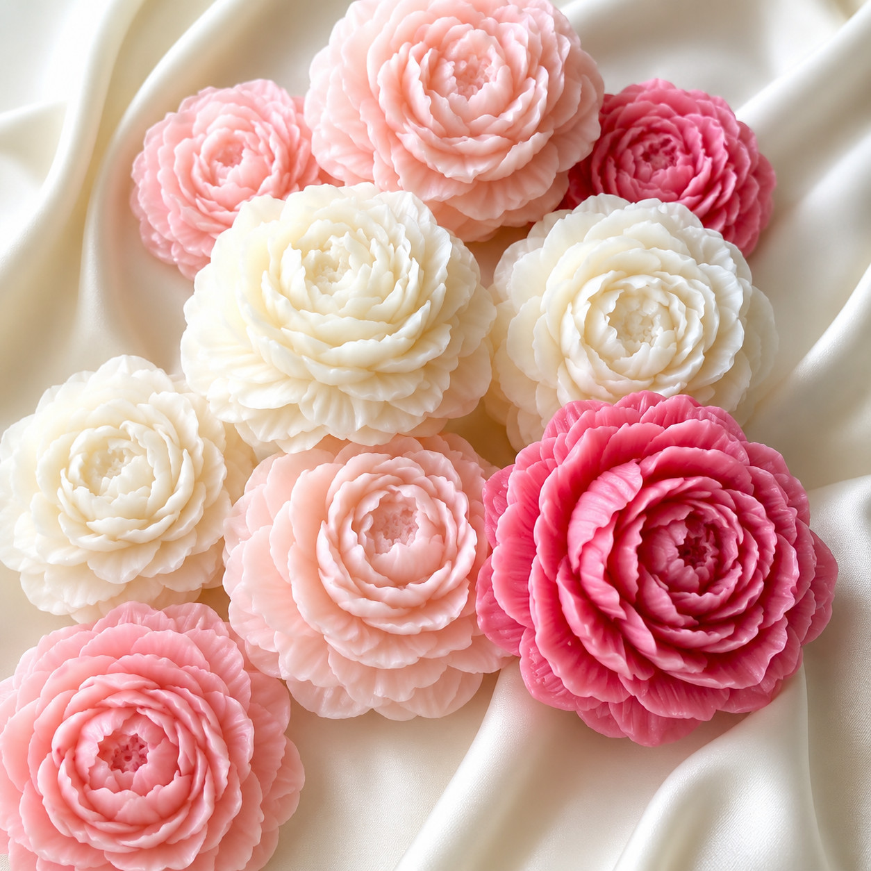 Handcrafted Rose Flower Scented Decorative Candle | Luxury Floral Wax Candle for Home Decor & Gift