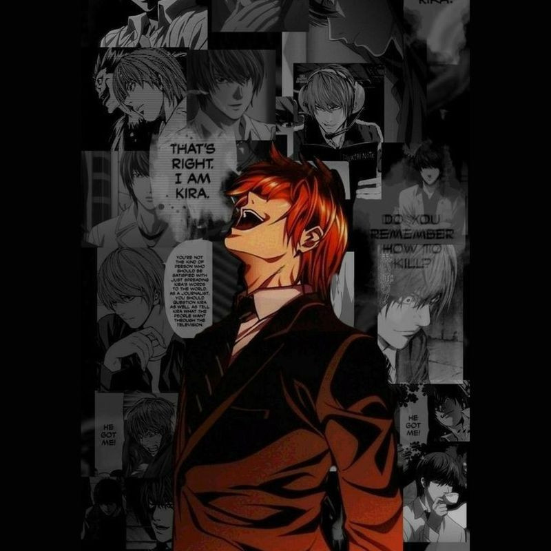 Death Note Kira Anime Wall Frame HD Poster